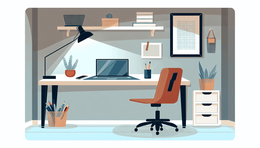 Crafting a Cozy Workspace on a Shoestring Budget